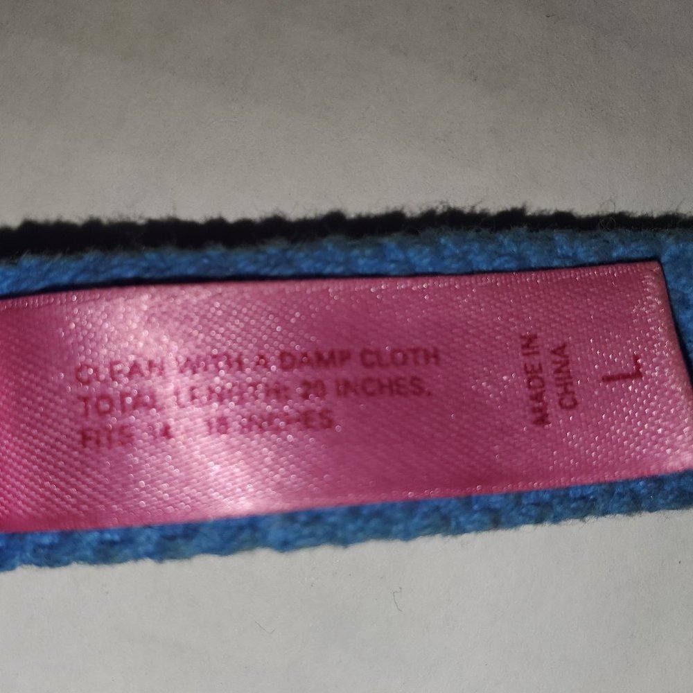 HTF Victoria Secret Pink RARE Dog Collar Vintage 2000's Aqua Blue Sooo Pretty - Picture 8 of 10